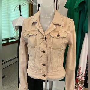 Women's Tan Denim Jacket